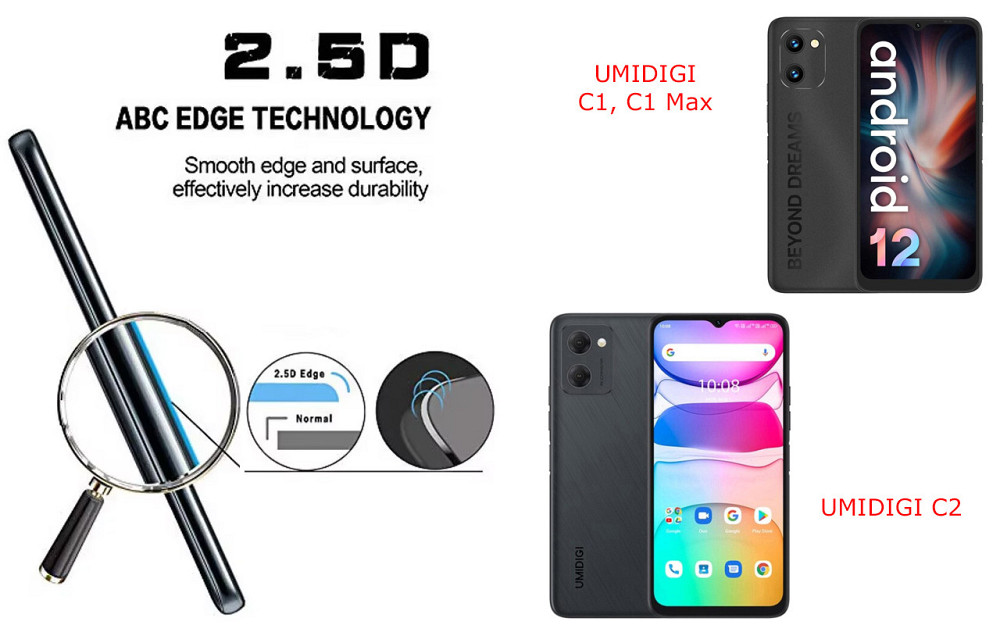 Захисне скло ArmorGlass для UMIDIGI G1, G1 Max, G2 – стійке до подряпин та ударів Київ - фото 2