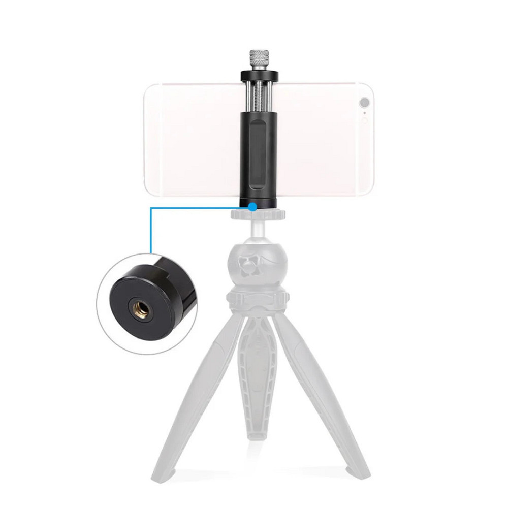 Тримач для телефону на штатив алюмінієвий з рівнем AC Prof XJ-10 Київ - фото 3
