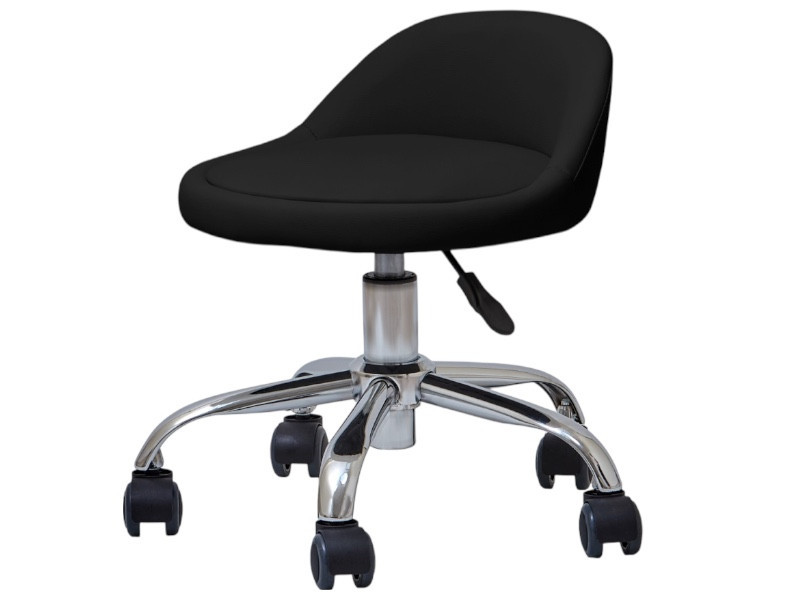 Стілець для майстра педикюру на колесах модель 348, регулювання висоти Київ - фото 3
