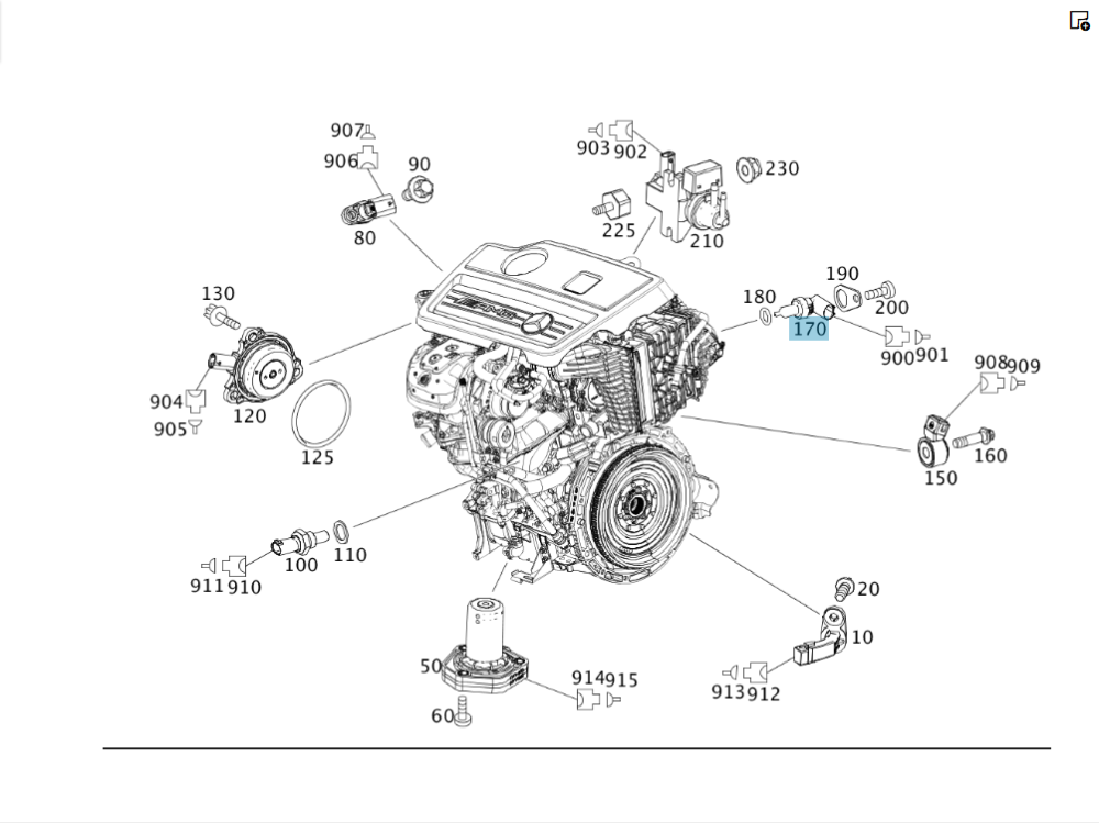 Mercedes-Benz  A0999053700 Датчик температури охолоджуючої рідини CLS C219 E-class W211 ML W164 R-class short W251 C-Class W205 GLC X253 C-class W203  Одесса - изображение 4