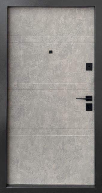 Входные двери Форт-М Трио Паралель бетон темный/бетон серый Киев - изображение 2
