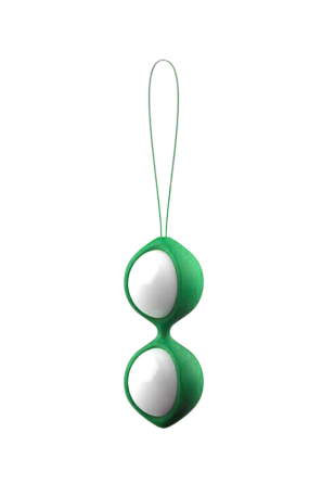 Вагинальные шарики Amor Gym Balls white-green Sex Aura Киев