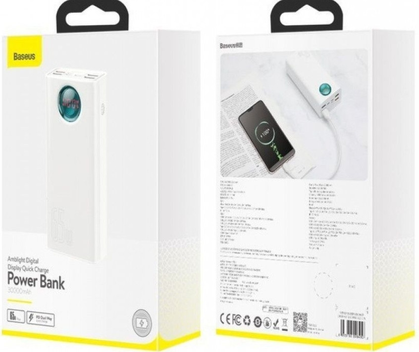 Повер- Банк : Baseus AMBILIGHT 30000 65W 6A Киев - изображение 8
