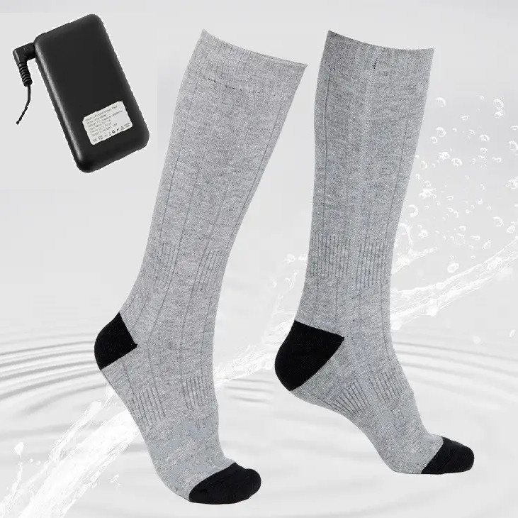 Носки с подогревом ZBHSWZ04 с блоком питания 4000mAh 38-44р. (Серые) Винница - изображение 1
