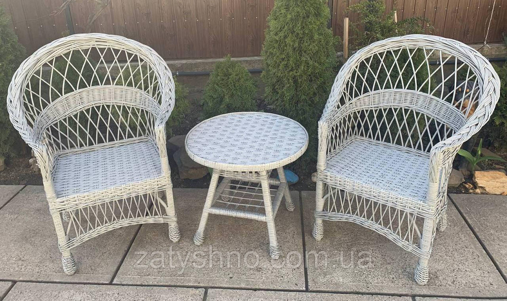 Мебель из лозы серая крашеная Киев - изображение 2