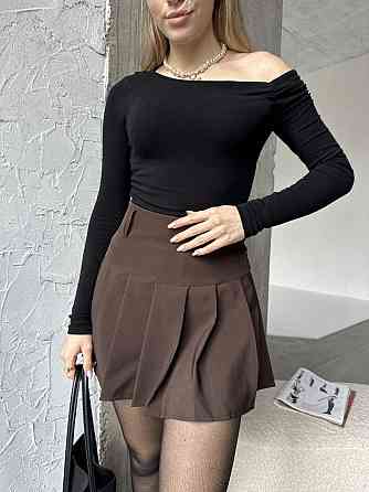 Жіноча базова коротка плісерована спідниця Одеса