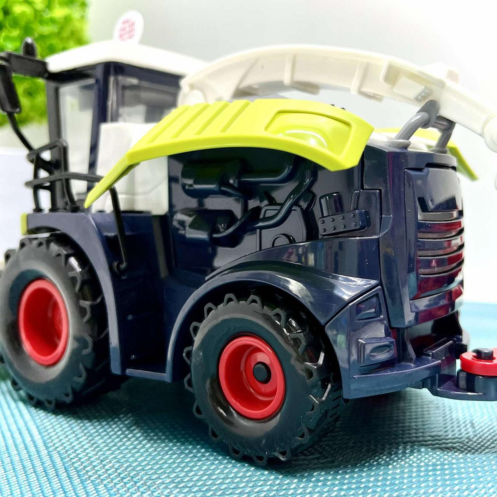 Комбайн інерційний з причепом звук світло рухомі деталі 40см Вид 1 (550-5C-6C) Чернігів - фото 6