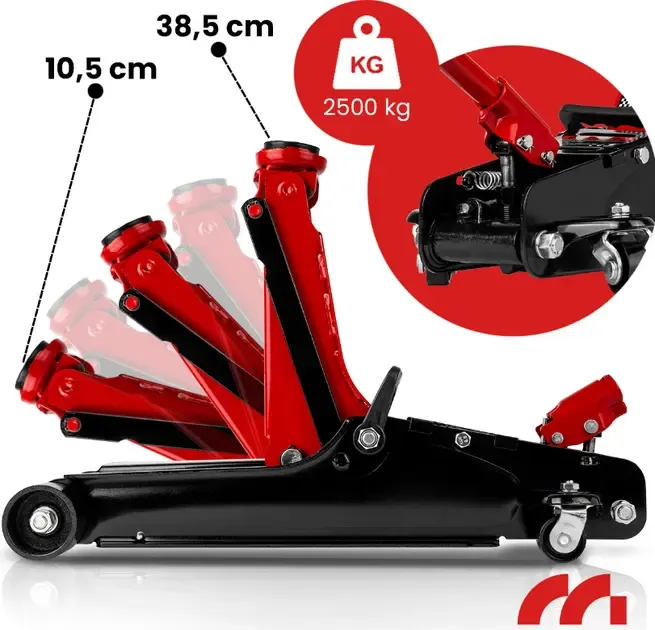 Домкрат гидравлический подкатный 2.5т низкопрофильный 385мм Maltec Коломыя - изображение 9