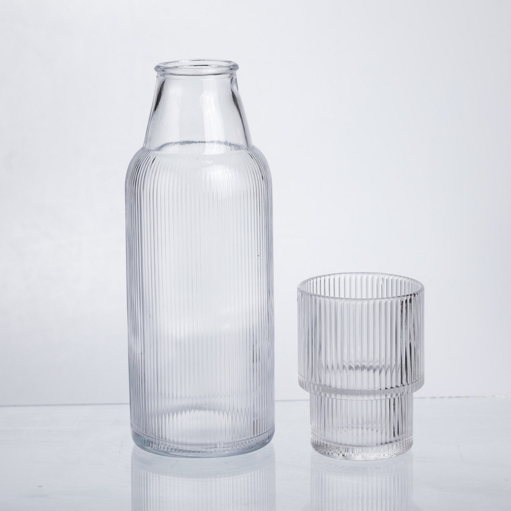 Yiwu Глечик 700 мл зі склянкою 1 (шт) графин для компоту соку води лимонаду глечик для напоїв П Коломыя - изображение 2