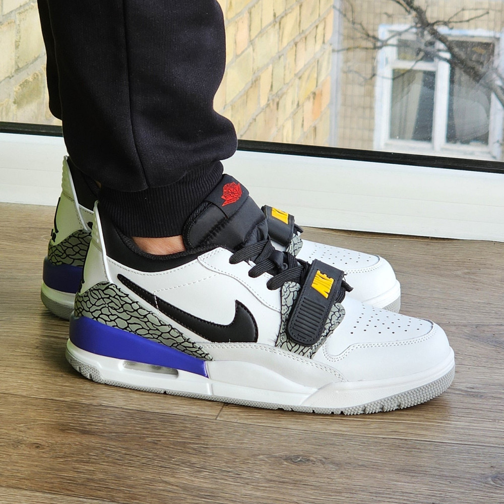 Чоловічі Термо Кросівки Nike Jordan Білі Шкіряні Джордани Найк Єврозима (розміри:41,42,43,44,45) Відео Огляд Дніпро - фото 6