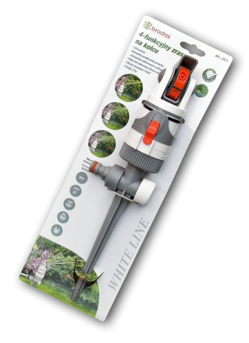 Дощувач круговий позиційний 4-х режимний ø27м BRADAS Польща Київ - фото 4