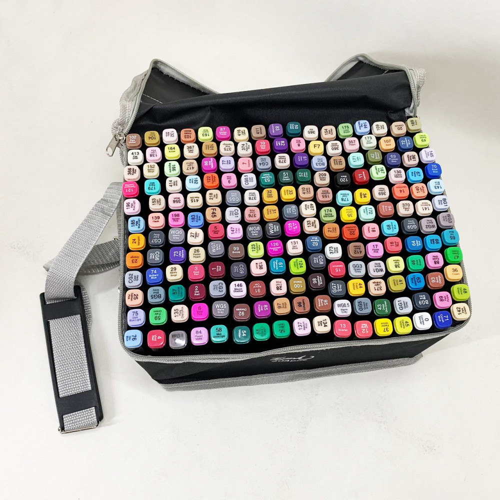 Комплект двухсторонних маркеров, Профессиональные фломастеры маркеры по номерам, Набор скретч маркеров UA-18 Львов - изображение 9