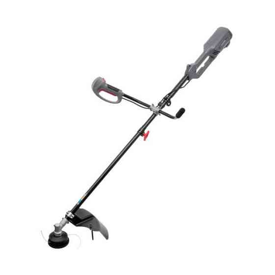 Тример електричний, 1,2 кВт, 7500 об/хв, ширина зрізання 255/380 мм, плавний пуск, котушка + 3-лопатевий ніж INTERTOOL DT-2246 Киев