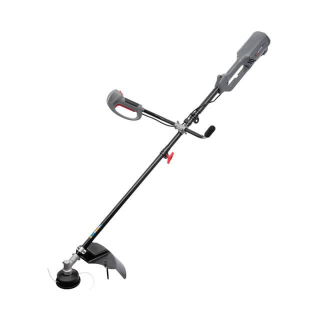 Тример електричний, 1,2 кВт, 7500 об/хв, ширина зрізання 255/380 мм, плавний пуск, котушка + 3-лопатевий ніж INTERTOOL DT-2246 Київ - фото 1