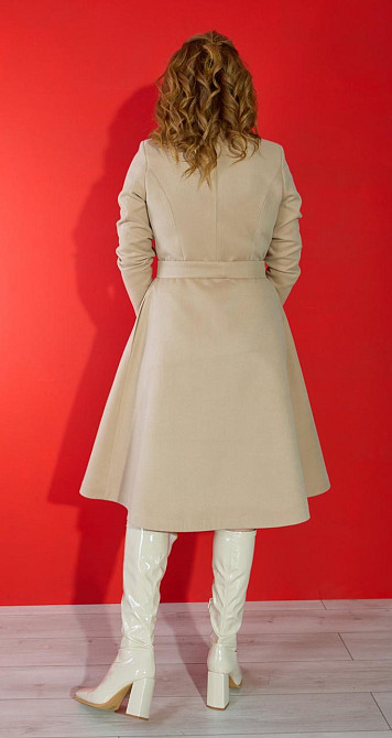 Красиве кашемірове пальто великого розміру Київ - фото 4