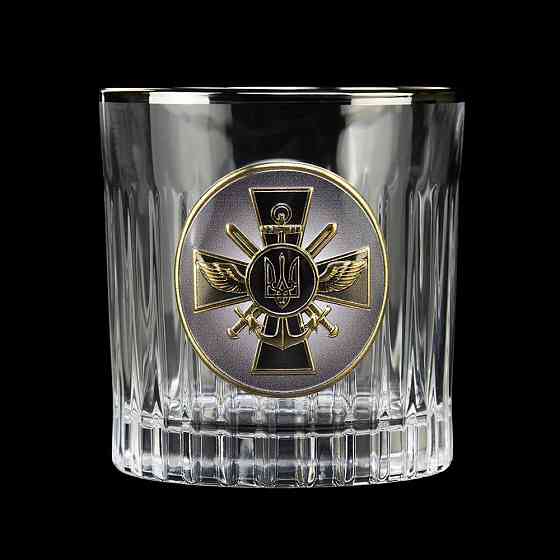 Набір келихів для віскі «ГЕНШТАБ ЗСУ» Boss Crystal, 6 келихів Рівне