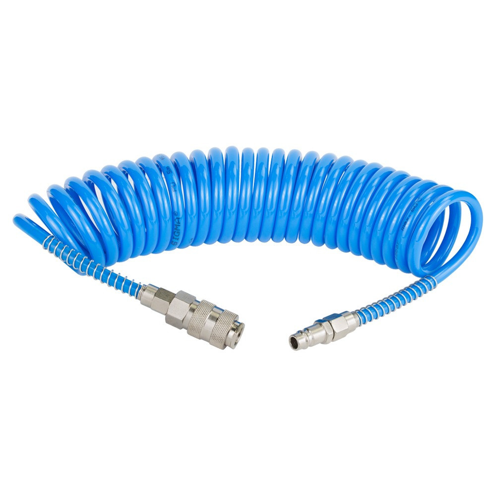 Шланг спиральный полиуретановый (PU) 5м 5.5×8мм SIGMA (7012011) Киев - изображение 1