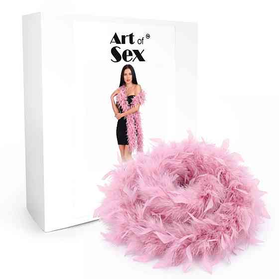 Боа з пір’я Art of Sex, довжина 2 метри, колір рожевий Sex Aura Київ
