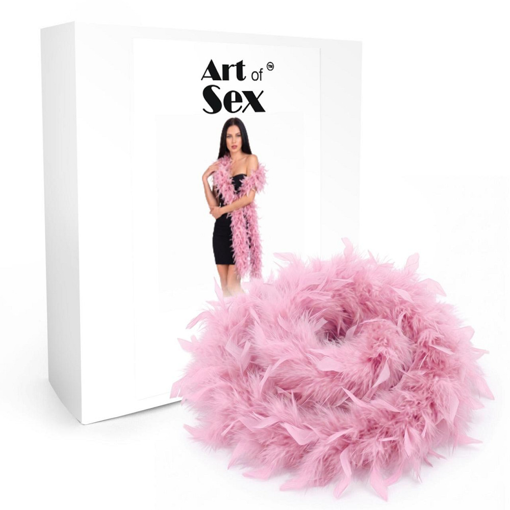 Боа з пір’я Art of Sex, довжина 2 метри, колір рожевий Sex Aura Київ - фото 2