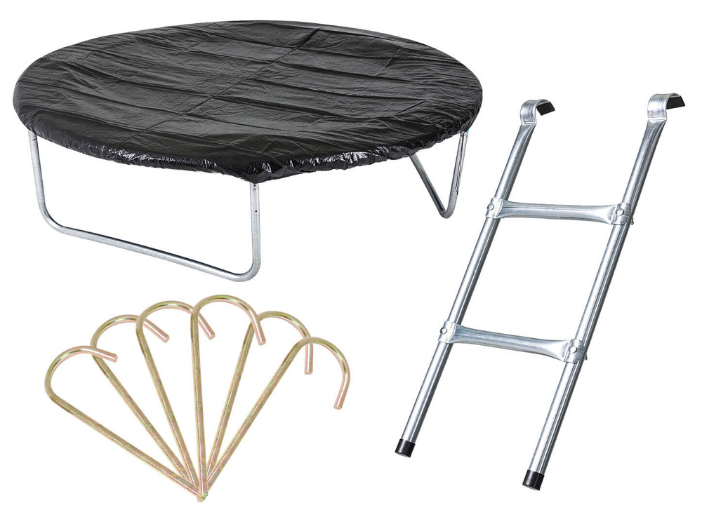 Батут Hop-Sport 8ft (244см) зеленый с внутренней сеткой Киев - изображение 9