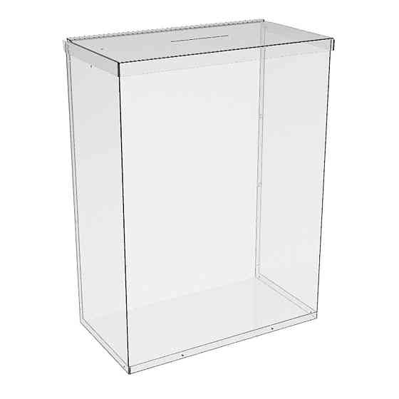 Ящик EKOSTAR с замком для пожертвований и сбора денег 370x200x500. Объем 37 литров Киев