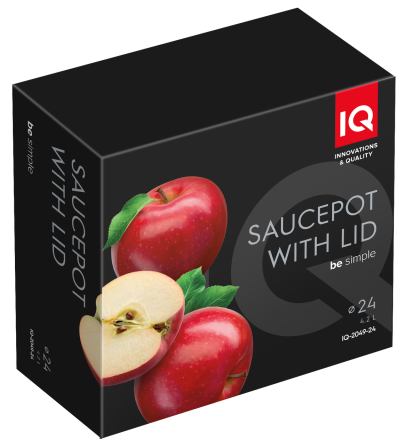 Каструля IQ Be Simple (4.2 л) 24 см (6996311) Київ