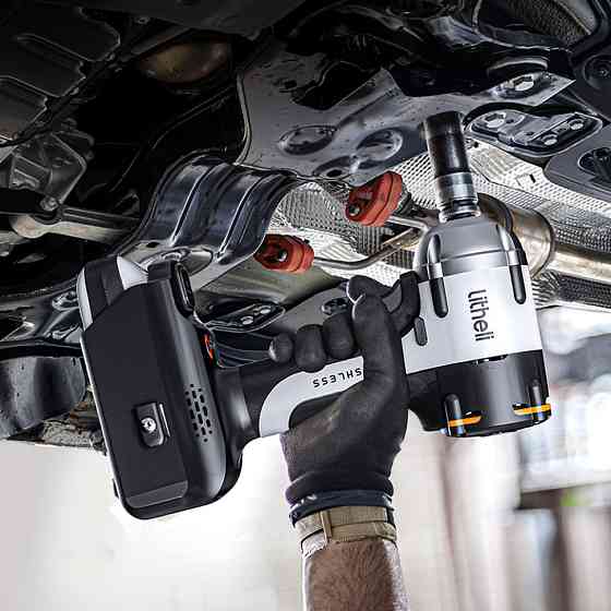 Аккумуляторный ударный гайковерт Litheli бесщеточный, питание от павербанка (УМБ Litheli Power Bank 20000 Киев