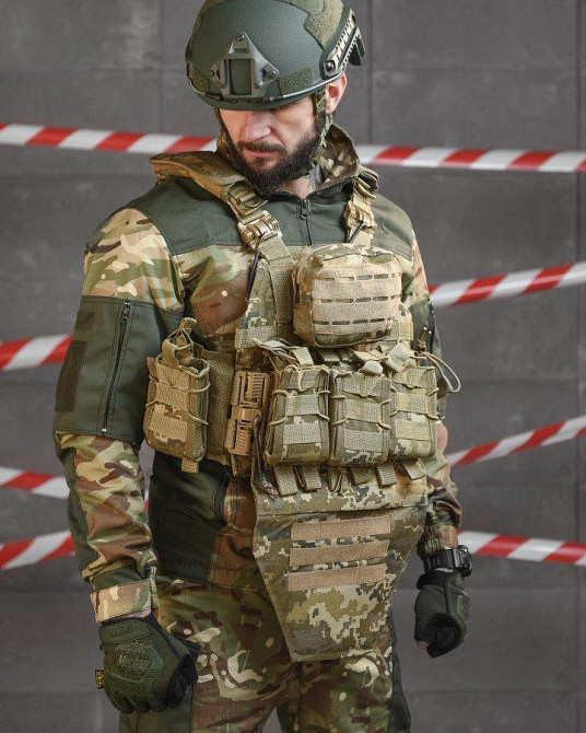 Плитоноска 4 швидкі скидання Cordura піксель НП5128 Одеса - фото 1