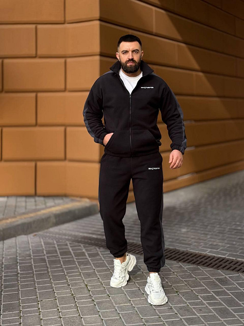 Мужской костюм на змейке L-XL, Черный Одесса - изображение 6