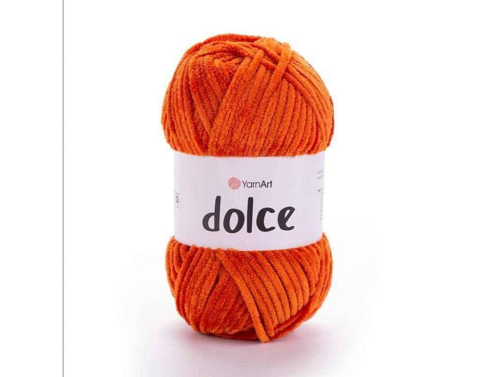 Пряжа Dolce рудий 100% мікрополіестр 120м 100г 5шт/уп 778 ТМ YarnArt Київ - фото 1