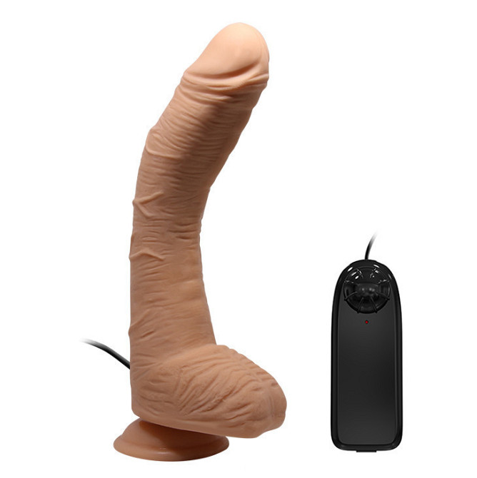 Вібратор - Beautiful Encounter Alex Vibrating Dildo Flesh Sex Aura Київ - фото 8