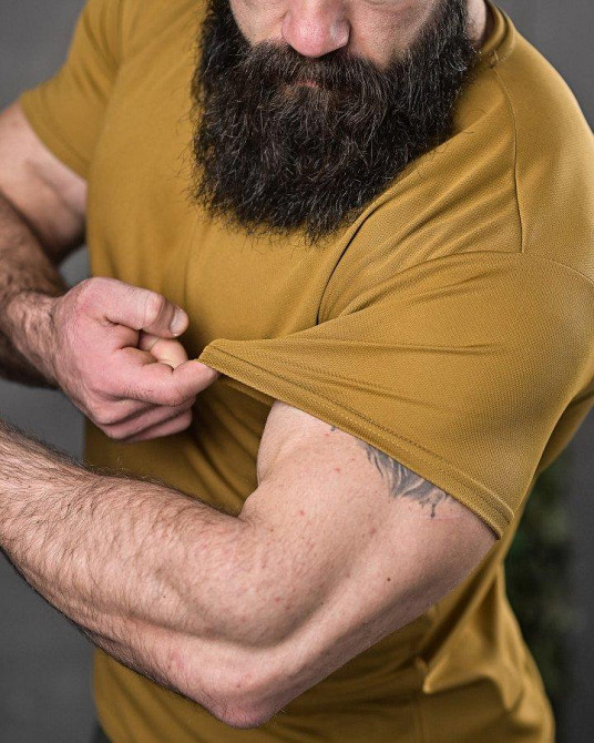 Тактична футболка потоотводна любов кайот ДЛ6550 Одеса - фото 4