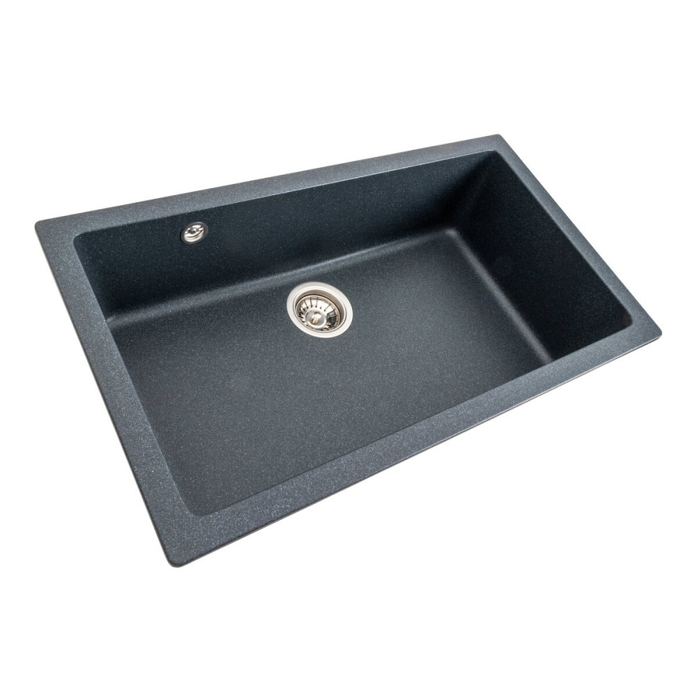 Гранітна мийка для кухні VALESO PARUANA 7945 матова Антрацит Коломыя - изображение 1