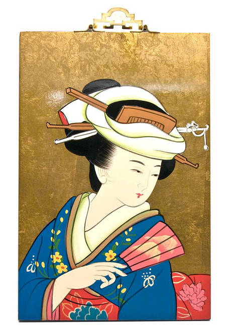 Картина на дереве 