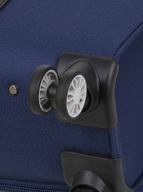 Чемодан тканевый MADISSON 35703 малый синий 4 колеса Киев - изображение 7