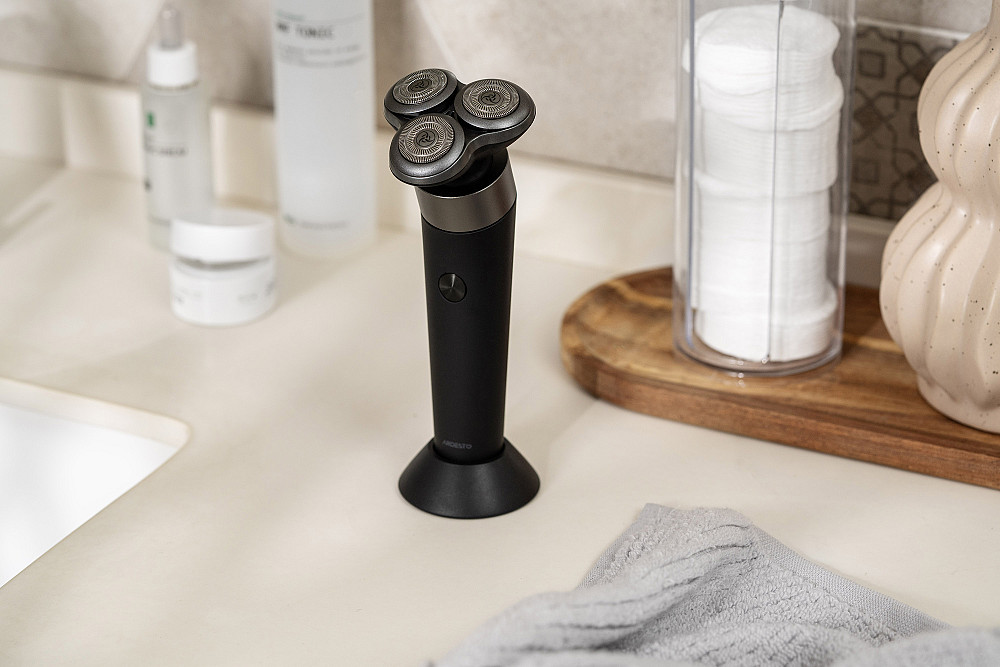 Бритва електр. ARDESTO роторна SHRR-B5WDR, 5Вт, бритв.головок-3, Li-Ion, сух.+волог., чорний Київ - фото 3