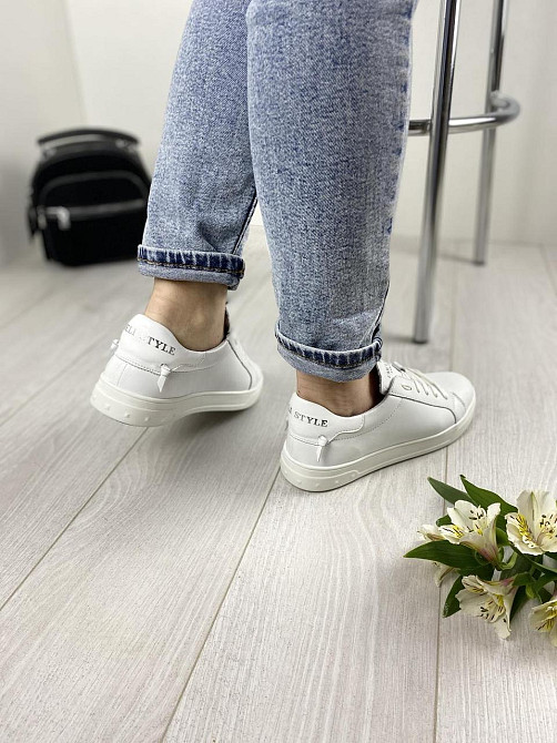 EMELI Кросівки жіночі EMELI 105 біла (весна-осінь натуральна шкіра) Коломыя - изображение 9