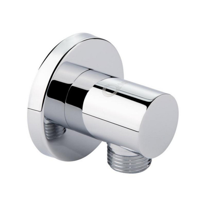 Подключение для шланга латунь Qtap Spojeni круглое QTCRMB030 Chrome Харьков - изображение 1