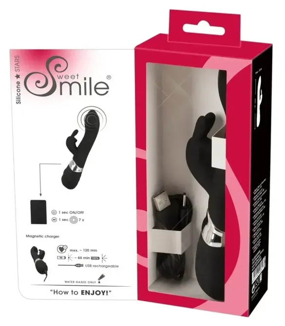 Вибратор Sweet Smile Rechargeable Rabbi Sex Aura Киев - изображение 7