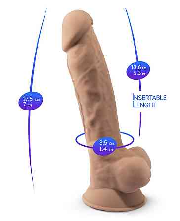 Фалоімітатор - SilexD Realistic Dildo 7" Sex Aura Київ