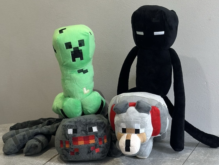 Іграшки з гри Майнкрафт / Minecraft  Плюшеві іграшки за мотивами гри Minecraft. Киев - изображение 2