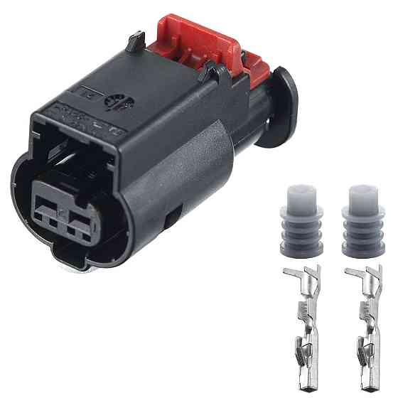 Разъем коннектор 2-кон., Дат, Температуры, Подсветка, 4K1973702A, 0-2208915-1, 5-2208920-1, Audi, Bugatti, Porsche, Seat, Skoda Киев