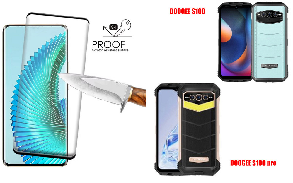 Захисне скло HyperGlass Pro для DOOGEE S100, S100 pro – максимальна чутливість та захист Київ - фото 1