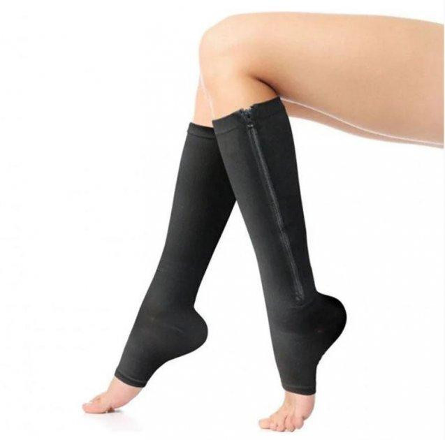 Компрессионные гольфы Zip Sox L\XL черный Полтава - изображение 1