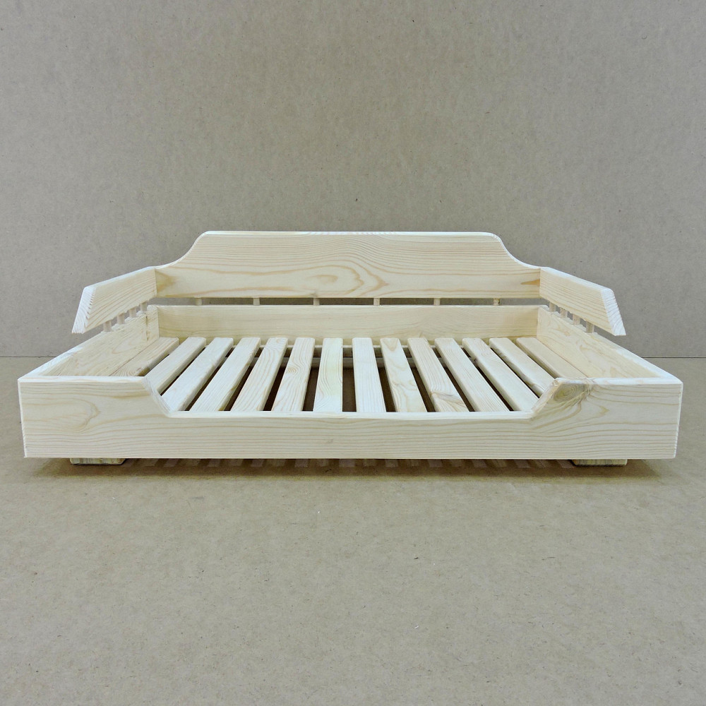 Лежак деревянный для собаки 