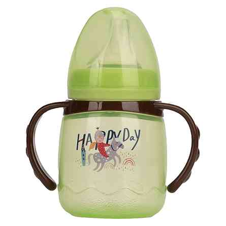 Поїльник з силіконовим носиком MGZ-0314(Green) 180 мл Вінниця