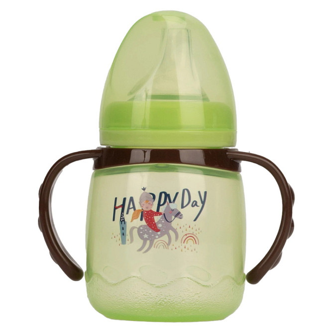 Поїльник з силіконовим носиком MGZ-0314(Green) 180 мл Вінниця - фото 1