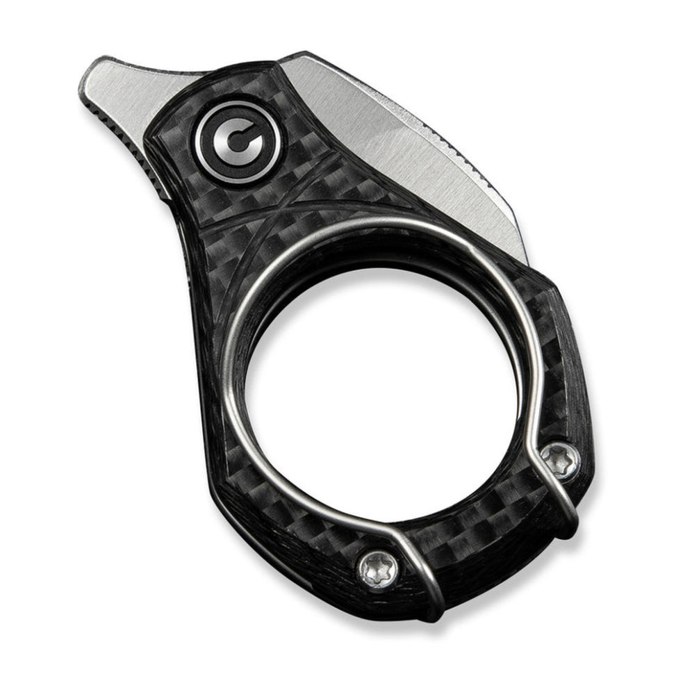 Нож складной карманный Civivvi Pyrus, (1.6 см) 14C28N / Carbon Fiber темно-серый Киев - изображение 5