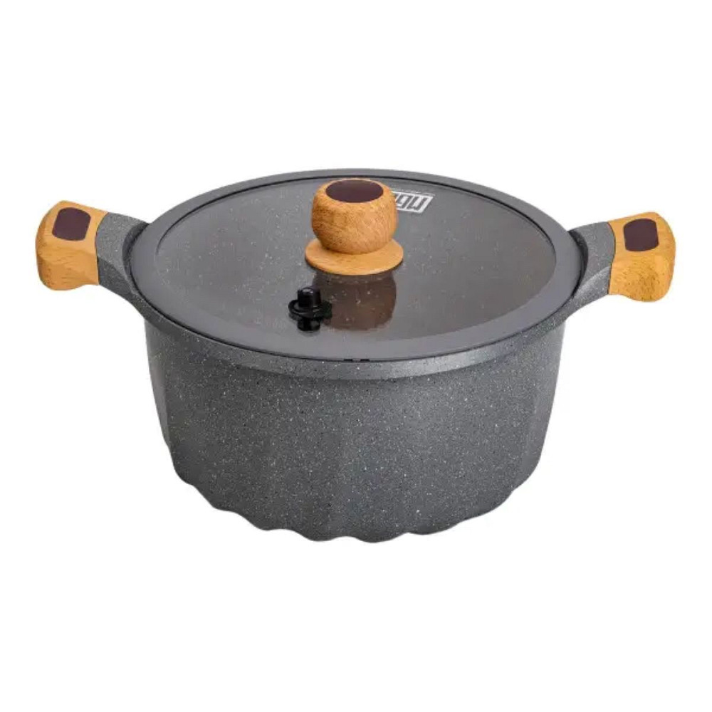 MGC Набір посуду, 4 каструлі, алюмінієве товсте дно MGC з лопаткою і ополоником, сірий HP-4-404 Київ - фото 3