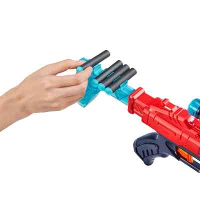 Игрушечное оружие Zuru X-Shot Red Быстрострельный бластер EXCEL Hawk Eye (16 патронов) (36435R) Винница